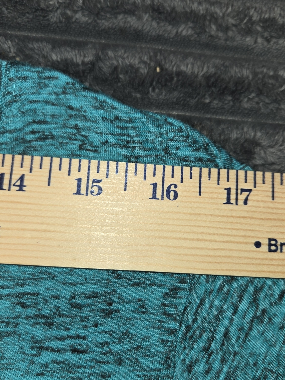 EVRI Women’s Size 1X Teal V-Neck Modern Tee Shirt - Picture 5 of 5